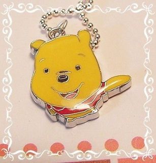 pooh bear silver charm n ecklace  1