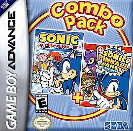 Sonic Advance Sonic Pinball Party Combo Pack Nintendo Game Boy Advance 