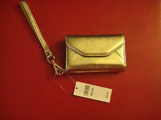 Banana Republic Gold Wristlet with Cell Phone Holder   PARTY PERFECT