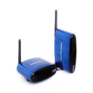   STB wireless sharing device AV Sender & IR Remote Extender 200m Blue