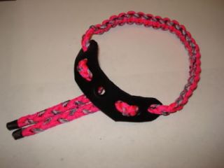 SlingIt Handmade Paracord Mathews Passion Bow Wrist Sling Pink Camo 