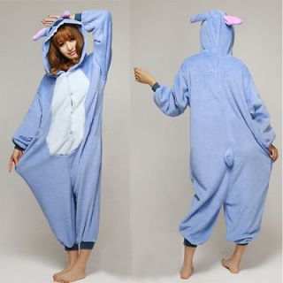 Kigurumi Pajamas//Blue Stitch// Cosplay Anime Costume Fancy party 