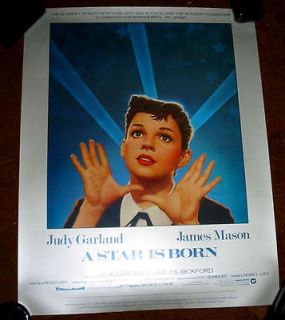 JUDY GARLAND A STAR IS BORN Orig Poster for 1983 Restoration