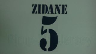 zidane in Sports Mem, Cards & Fan Shop