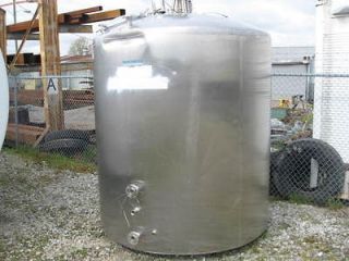   1000 Gallon Stainless Steel Refrigerated Food Storage Tank Double Wall