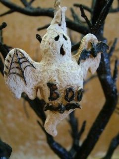 New Black & White Ghost Bat Wing Boo Spider Web Halloween Decoration 