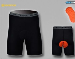 NEW Mens Cycling Bicycle Bike Underwear Shorts Silicon Cushion Pad S 