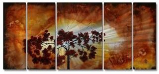   Duncanson sun tree modern metal wall art, contemporary home decor