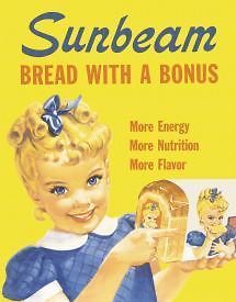 sunbeam bread reproduction collectible metal sign  10