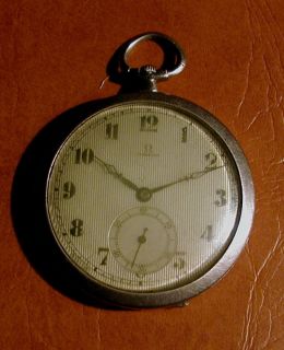 vintage pocket watch omega swiss made from czech republic time