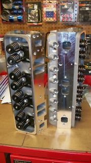 sbc chevy aluminum heads 350 383 406 VORTEC angle plugs quality parts 