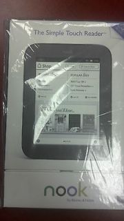 NEW  Nook Simple Touch 2GB, Wi Fi, 6in   Black