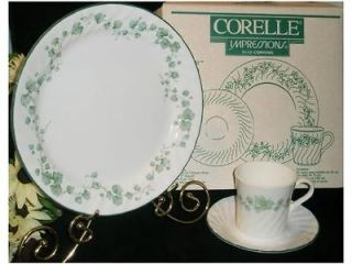 pc Corelle CALLAWAY IVY Dinner Plate, Cup & Saucer Set *NEW Original 