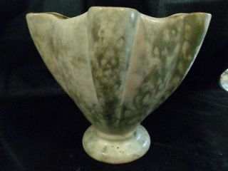 VINTAGE RARE BURLEY WINTERS VASE APPROX 6 3/8 IN HIGH BY APPROX 7 3/8 