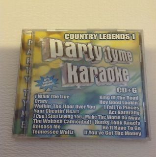 party tyme karaoke vol 1 country legends cd time left