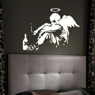 Newly listed GIANT BANKSY FALLEN ANGEL BEDROOM 85CMx115CM LARGE WALL 