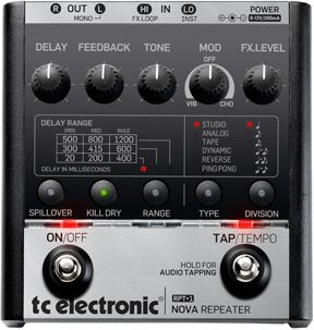 TC Electronic Nova Repeater Guitar Effect Pedal