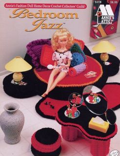 bedroom jazz barbie doll furniture annie s attic new crochet