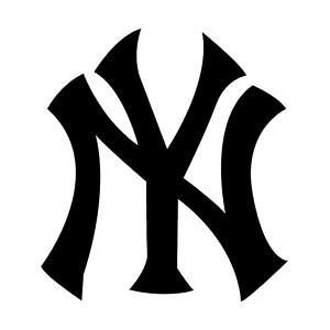 NEW YORK YANKEES (J)* FORD DODGE CHEVY WALL DECAL WINDOW DECAL 