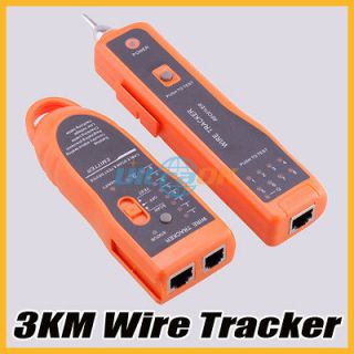 KM portable Telephone Network Cable Wire Tracker Toner Tracer Tester 