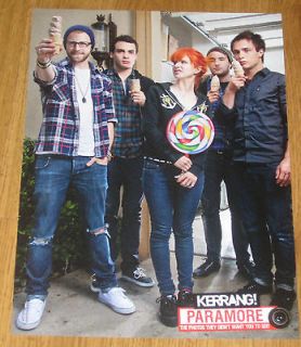 newly listed paramore 1 page poster hayley williams from united