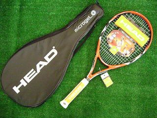 Head Microgel 5 OS Tennis Racquet NEW Strung Cover Warranty 4 1/2