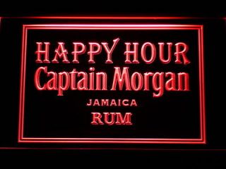 641 r captain morgan rum happy hour bar neon light