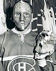  Jacques Plante Grey Fibrosport goalie mask real deal Magog Canada