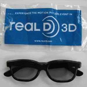 10 New Real D 3D Glasses Lot (Sealed Movie Theater Passive 3 D Goggles 