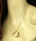 Authentic 18k gold Tiffany Peretti Open Heart pendant