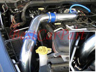 BCP BLUE 02 08 Ram 1500 3.7L V6/4.7L V8 Cold Air Intake Induction Kit 