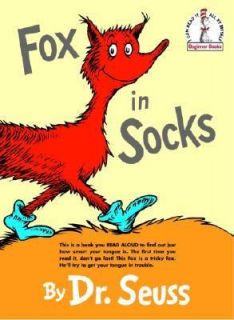 Fox in Socks by Dr. Seuss 1965, Hardcover, Large Type