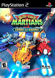 Butt Ugly Martians Zoom or Doom Sony PlayStation 2 2003 PS2 BLUE Disc