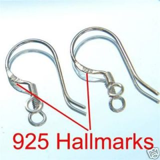 50pcs 925 sterling silver earring wire hooks findings new from
