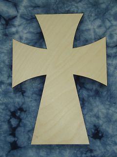 WOOD CROSS PART# C11 125 11 INCH WOODEN CROSS UNFINISHED WOOD CUT OUT