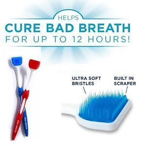 Tongue Cleaner Tongue Scraper Cure Relief of Bad Mouth Throat Breath 