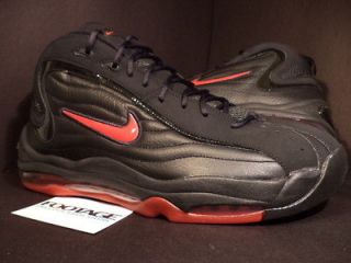2009 Nike Air Total Max UPTEMPO TEMPO 1 BLACK VARSITY RED GREY DS NEW 