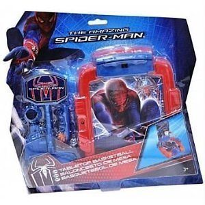   AMAZING SPIDER MAN TABLE DESK TOP BASKETBALL KIT TOY GAME MARVEL COMIC