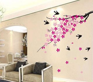 Newly listed A Plum Tree & Beautiful Flower & Swallow Flying Blossom 
