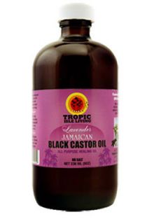 Tropic Isle Living Lavender Jamaican Black Castor Oil Healing Oil 4oz 