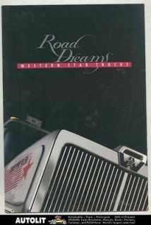 1988 Western Star 4800 4900 6900 7900 Truck Brochure Poster