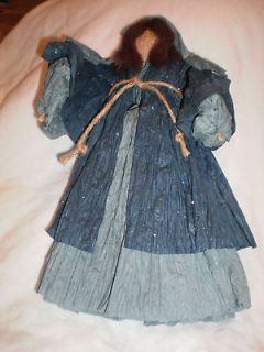corn husk doll female shepherd with belted tunic time left