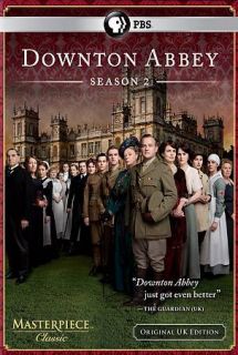   Masterpiece Classic Downton Abbey   Season 2 (DVD, 2012, 3 Disc Set