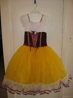 Adult X Large Ballet Pointe long tutu Dance Costume Competition Maiden 