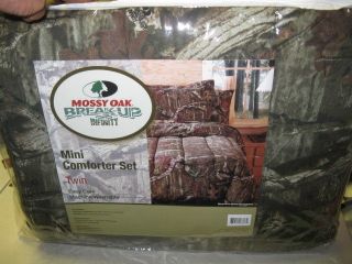 new mossy oak infinity twin size comforter set time left