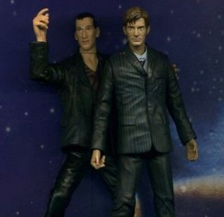   9th & 10th Doctor action figure David Tennant Christopher Eccleston
