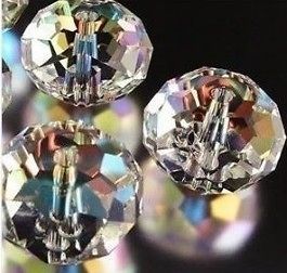 1000Pcs Wholesale Clear Swarovski Crystal Gem Beads 4x6mm