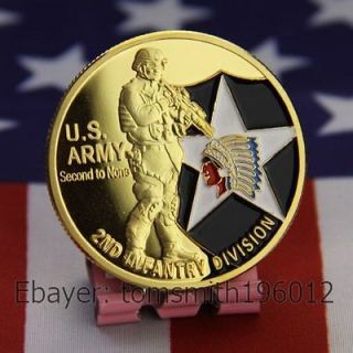 Army / 2nd infantry division / Military Challenge Coin 732