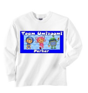 Team Umizoomi Toddler  Personalized long sleeve & short sleeve T Shirt