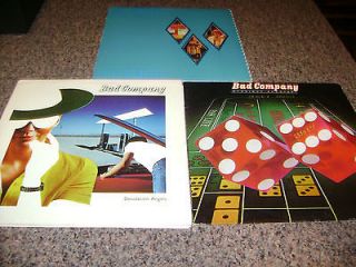   Lot Of Three (3) LPs   Straight Shooter, Angels & Rough Diamonds
